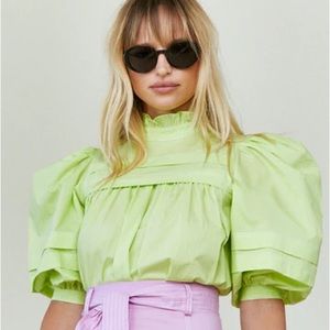 Hunter Bell Sophia Top- Lime Punch